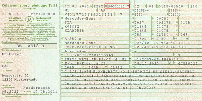 Fahrzeugschein Infos und Erklärung